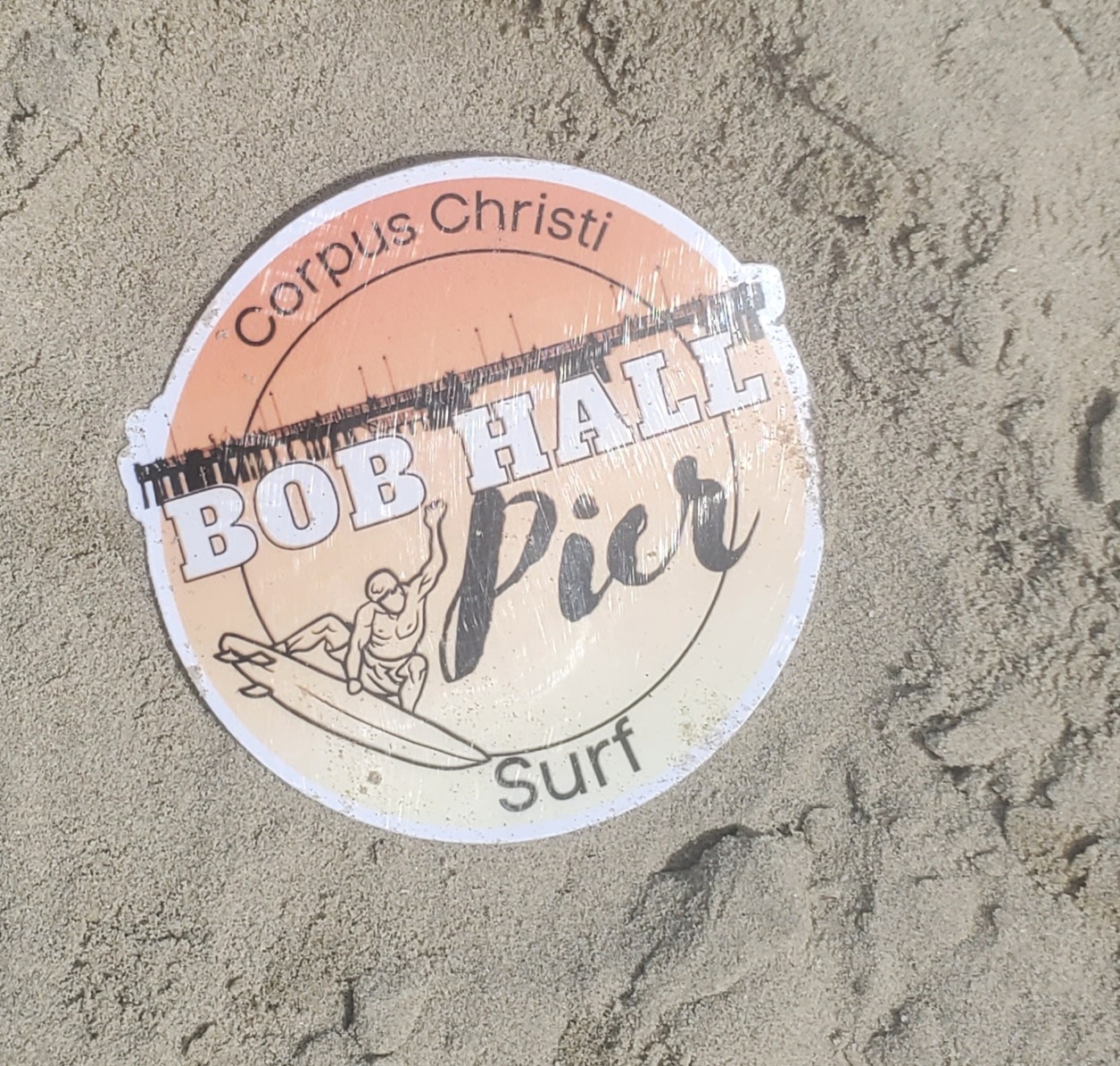 Bob Hall Pier- Sticker